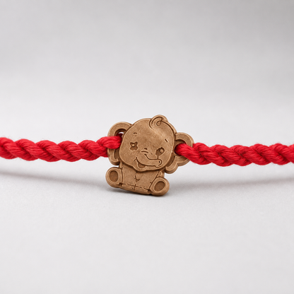 Engraved Charm Thread Rakhi