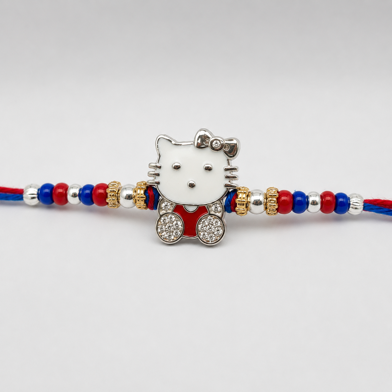 Hello Kitty Kids Silver Rakhi
