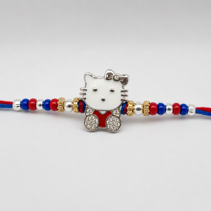 Hello Kitty Kids Silver Rakhi