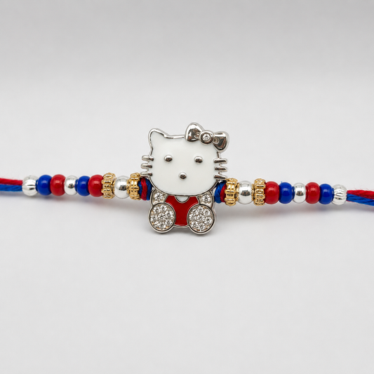 Hello Kitty Kids Silver Rakhi