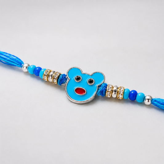 Blue Bear Kids Silver Rakhi