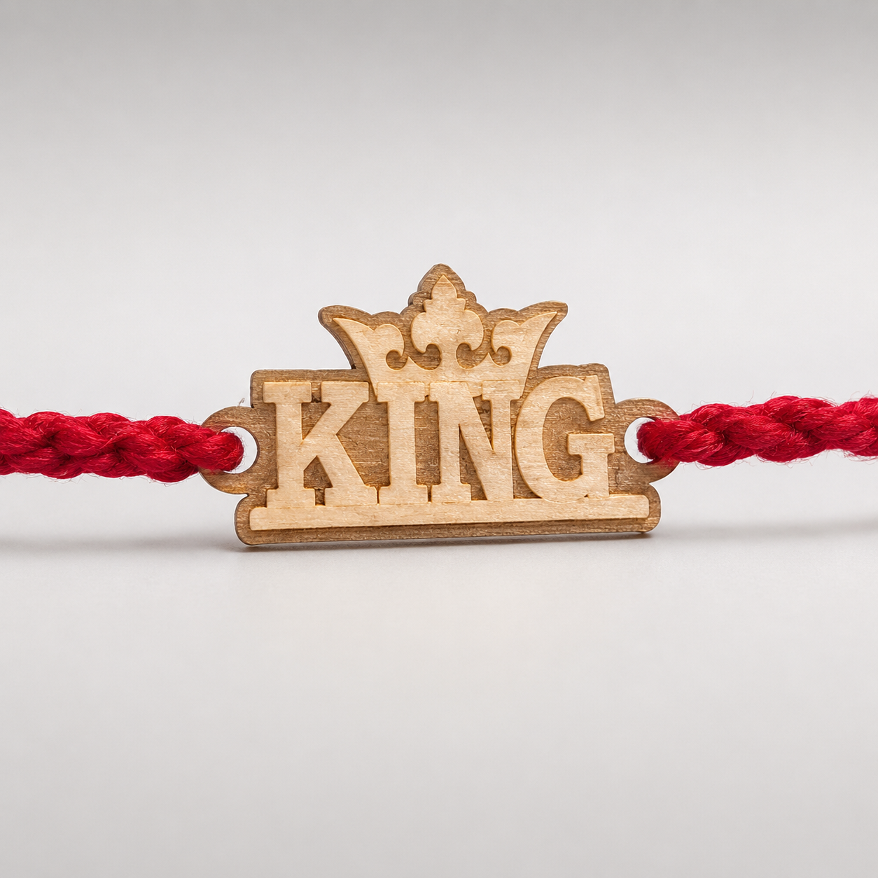 King Thread Silver Rakhi