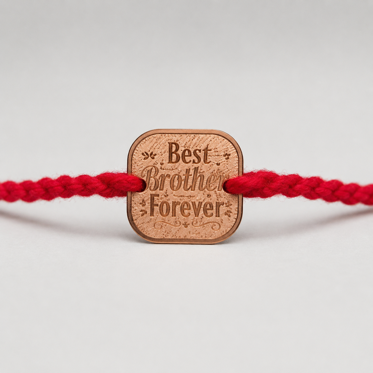 Best Brother Forever Silver Rakhi