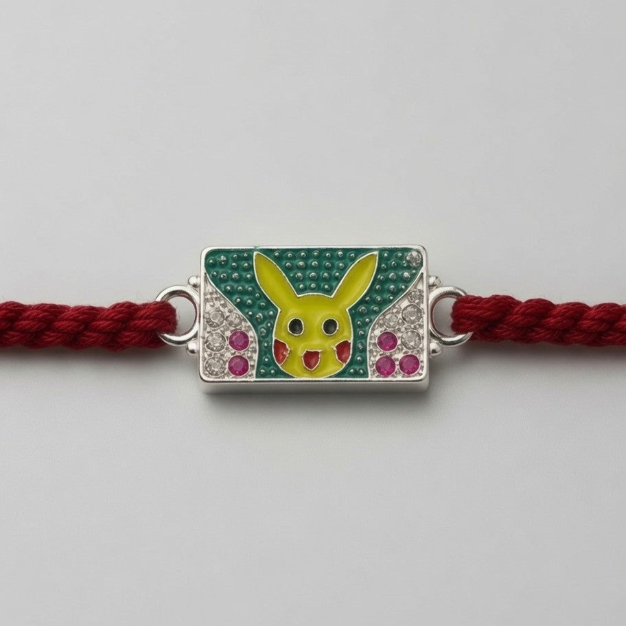 Pikachu 92.5 Silver Rakhi