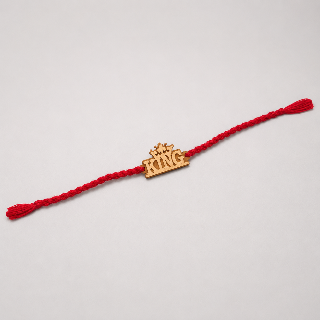 King Thread Silver Rakhi