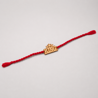 King Thread Silver Rakhi